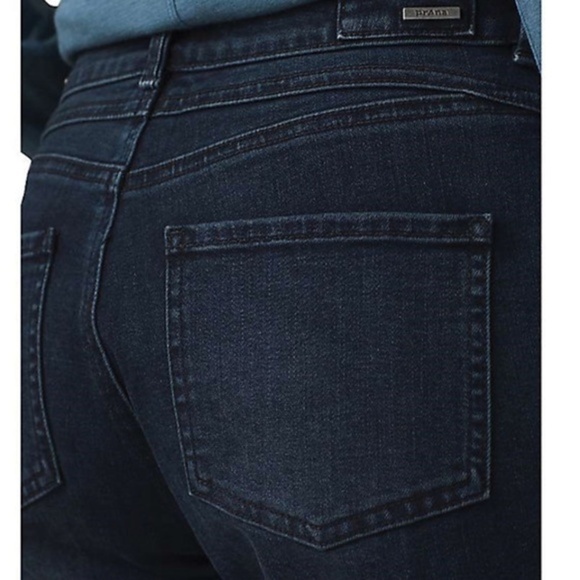 prAna Slim Boyfriend Fit Buxton Jeans, Deep Blue, Size 4/27 - Picture 6 of 16
